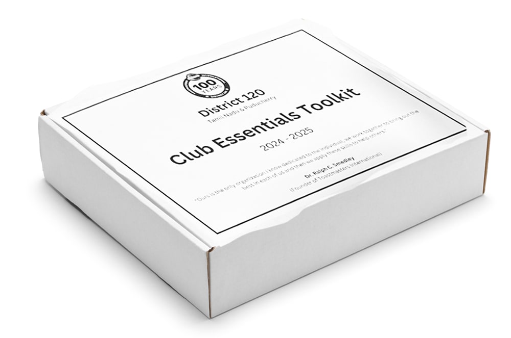 A white box with a label