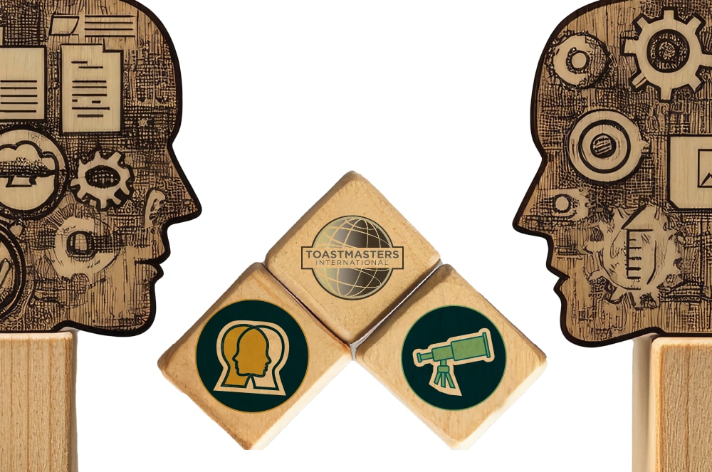 A graphic of a head with gears, folders, and papers inside of it