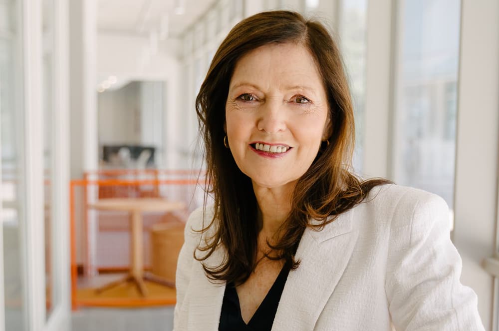 Aletta Rochat, Toastmasters International President, white jacket