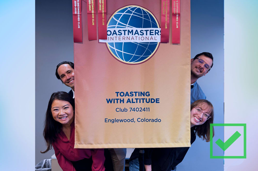 DO: Incorporate your club banner in a clever way.