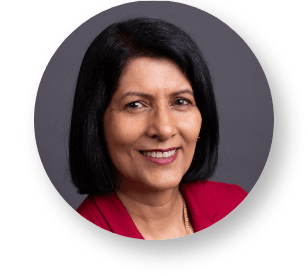 Headshot of International President Radhi Spear.