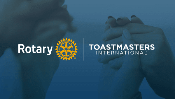 Rotary and Toastmasters logos