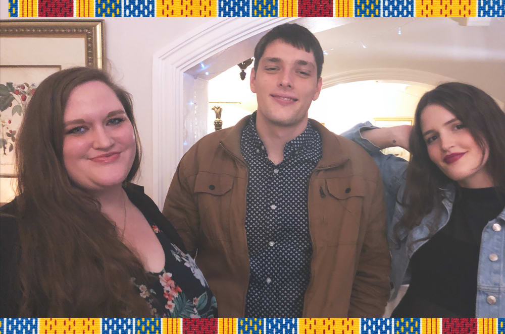 The Rochat children: Nicole, Trevor, and Cate.